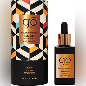 Go Beauty MODERN MIRACLE - EGF/hGF + Active Probiotic, Night Serum 1.0 Fl. Oz